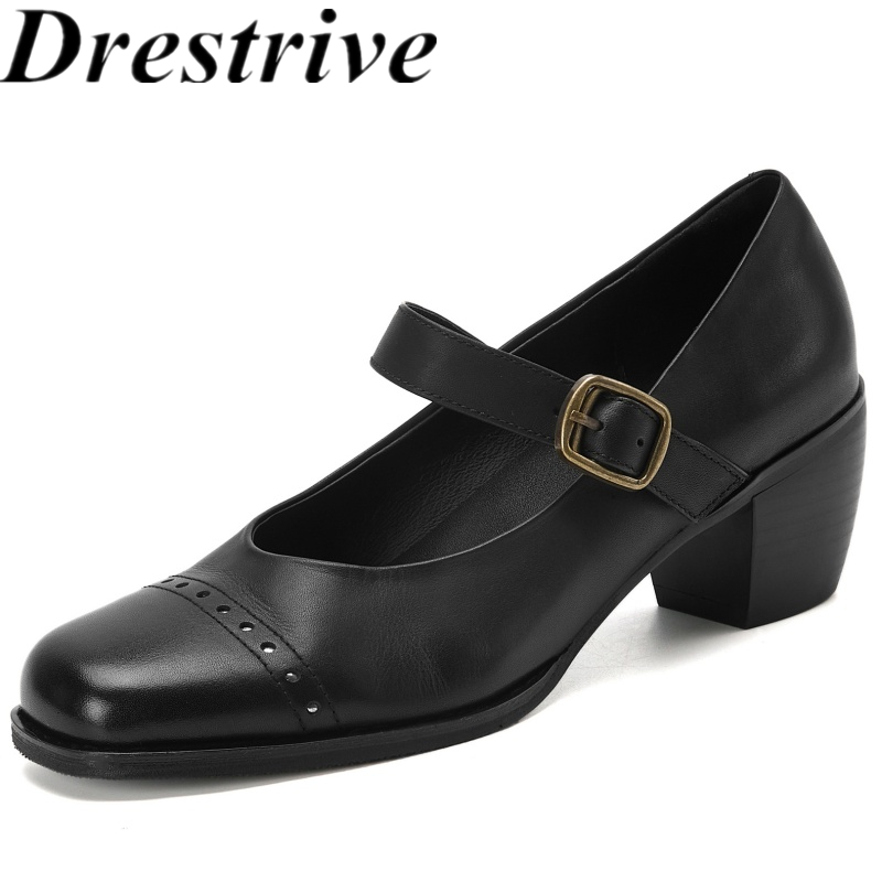 Leather Classic Strap - Drestrive 2025, klassische Top-Qualität, Mary Janes,