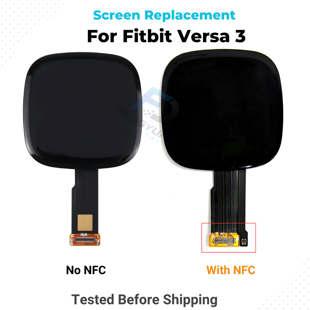 Smartwatch Touch - Für Fitbit Versa 3 FB511 AMOLED-Display