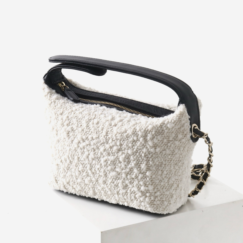 Leather Classic Strap - Klassische Mini-Hobo-Taschen aus Leder für Damen,