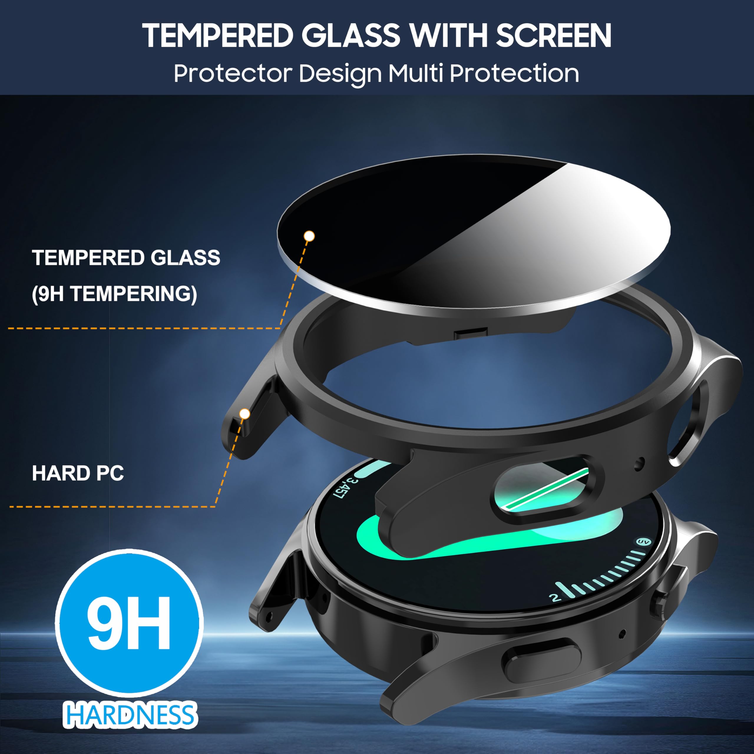 Gehärtetes Glas + Privatsphäre – Samsung Smartwatch Accessories Bewertung und Preis