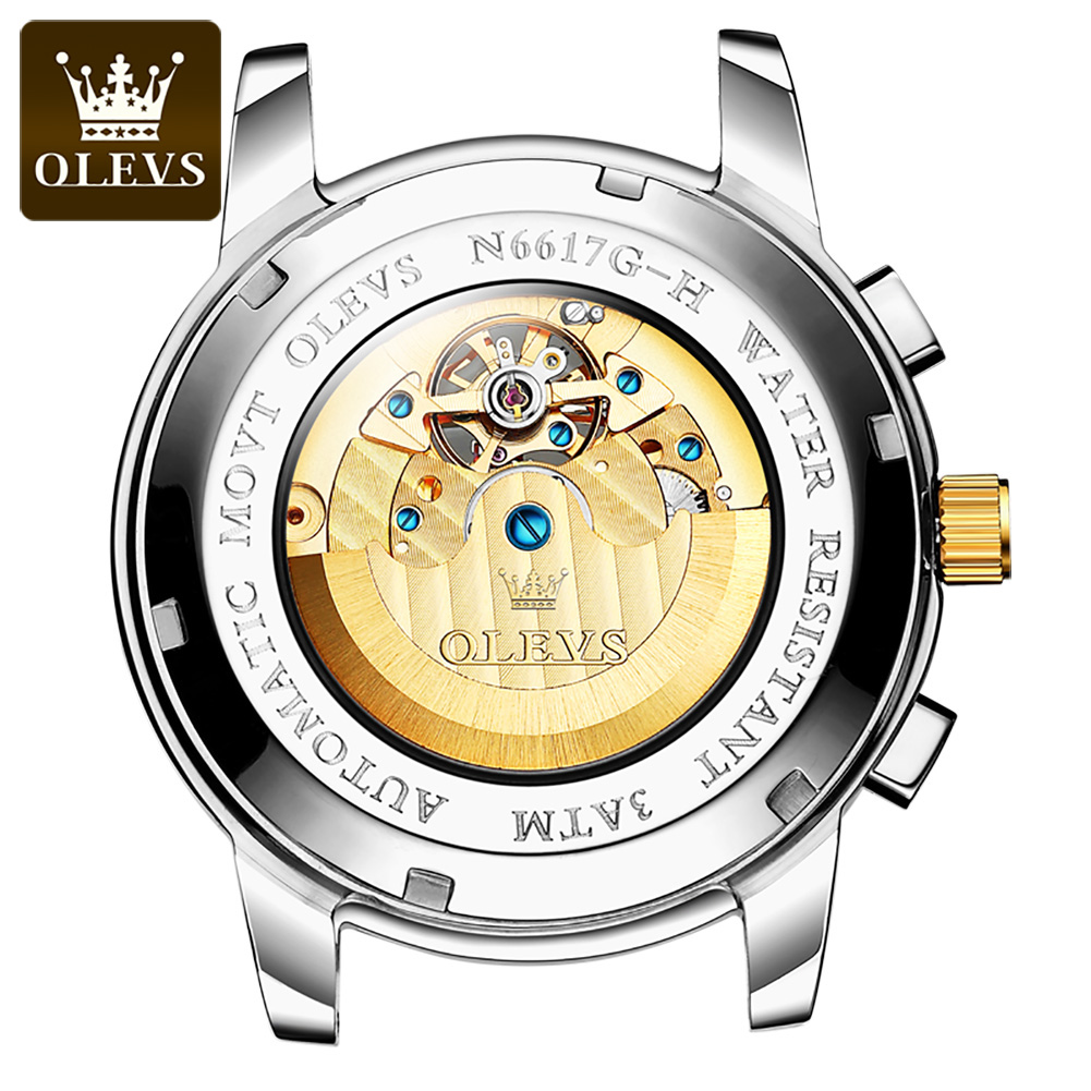 OLEVS 6617 Klassische mechanis – Leather Classic Strap Bewertung und Preis
