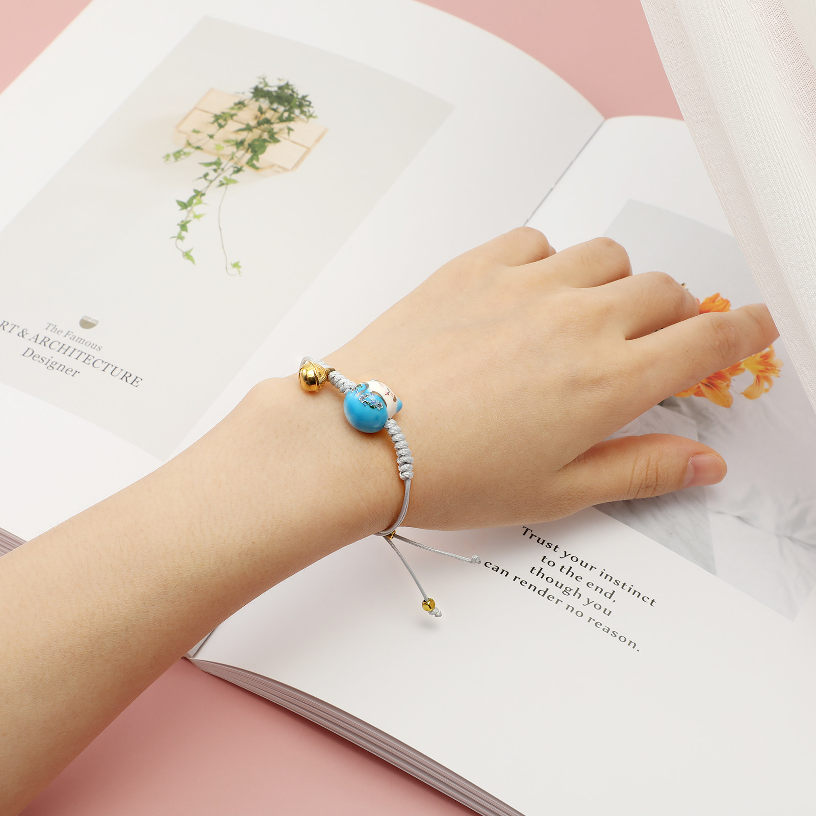 1 Stück Niedliches Keramik-Kat – Ceramic Link Bracelet Bewertung und Preis