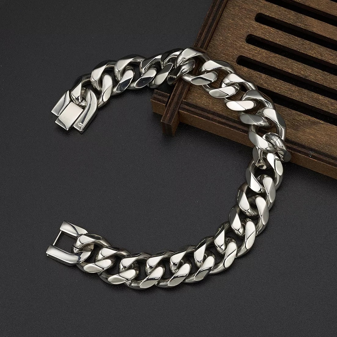 9MM-15MM Poliertes 316L Edelst – Ceramic Link Bracelet Bewertung und Preis