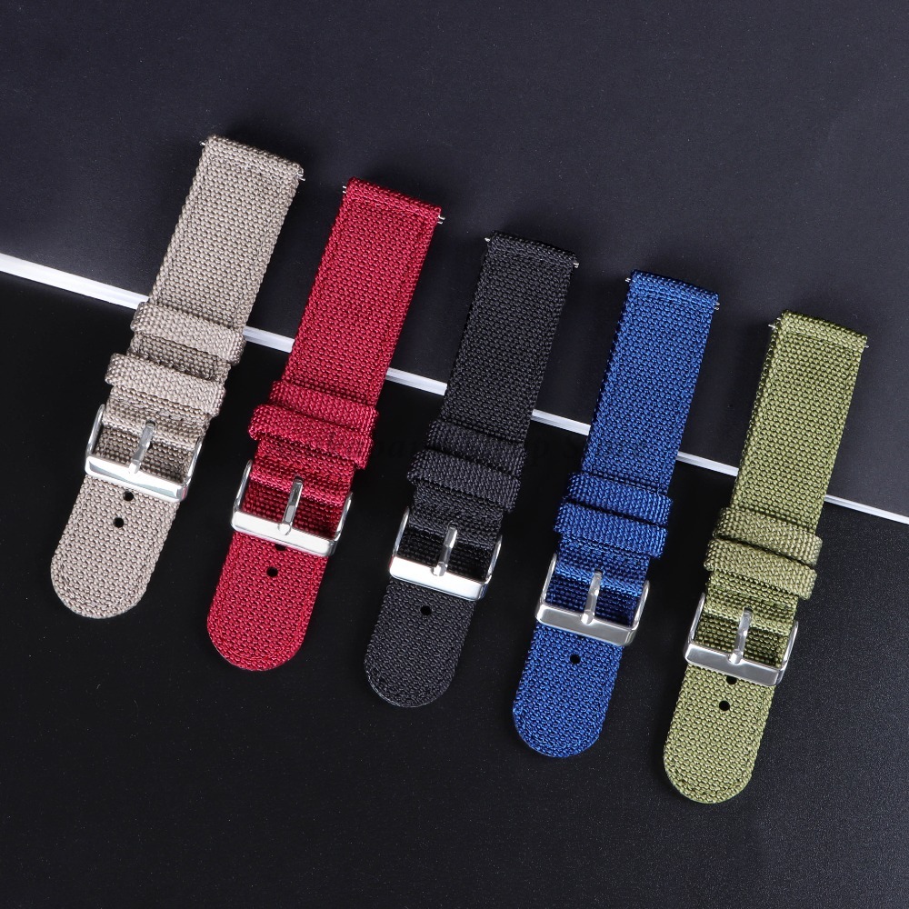 18 20 22 24 mm Nylon-Canvas-Ar – Nylon Nato Strap Bewertung und Preis