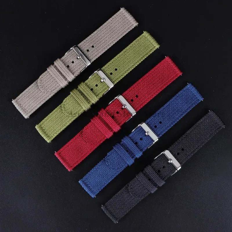 18 20 22 24 mm Nylon-Canvas-Ar – Nylon Nato Strap Bewertung und Preis