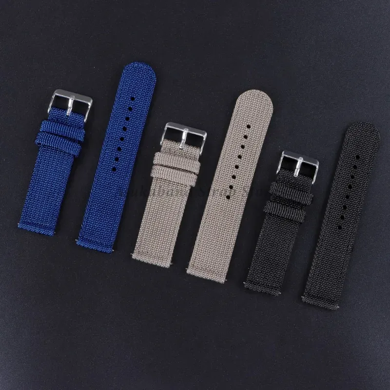 18 20 22 24 mm Nylon-Canvas-Ar – Nylon Nato Strap Bewertung und Preis