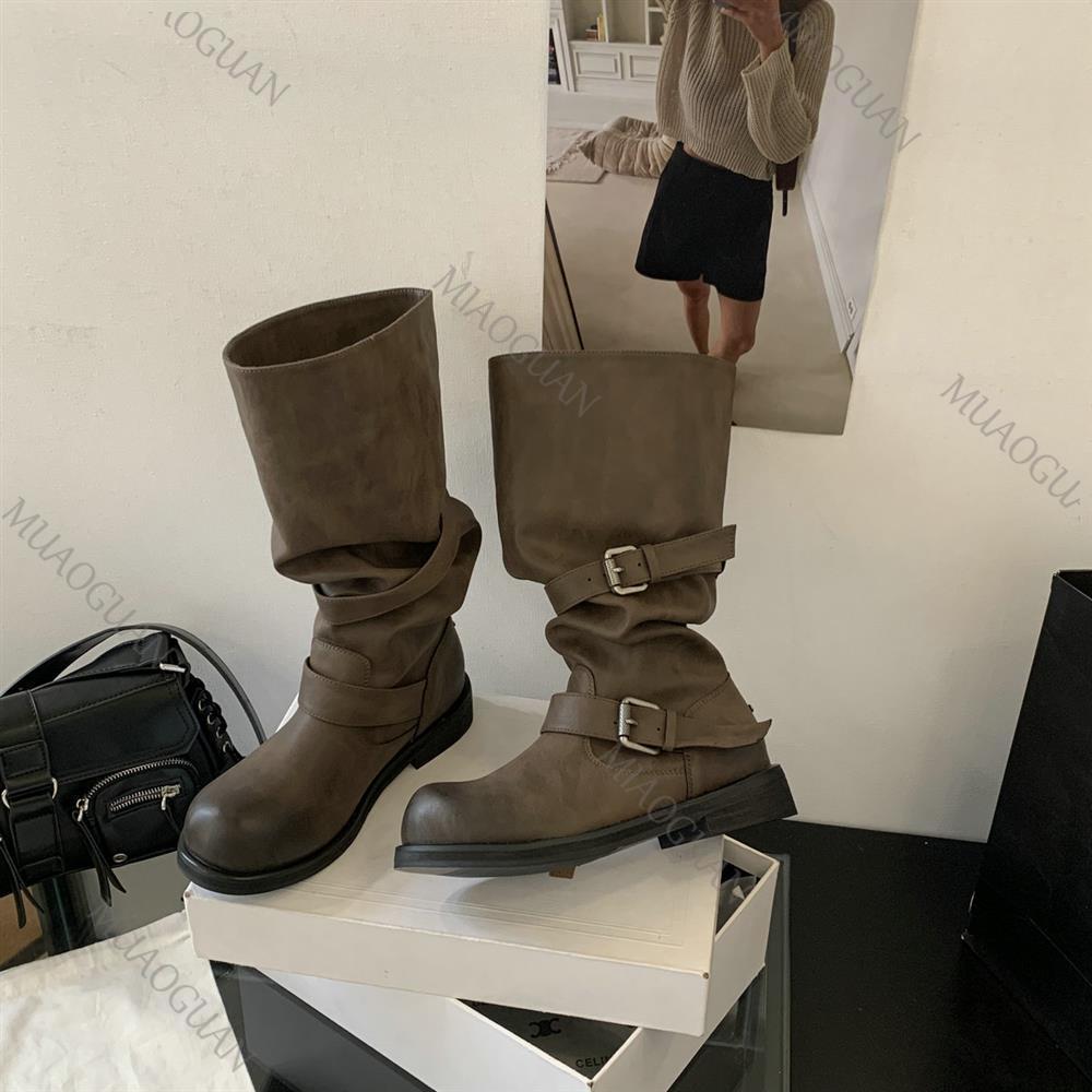 Frühling Herbst Chunky Heel Ob – Leather Classic Strap Bewertung und Preis
