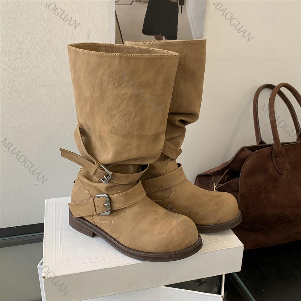 Frühling Herbst Chunky Heel Ob – Leather Classic Strap Bewertung und Preis