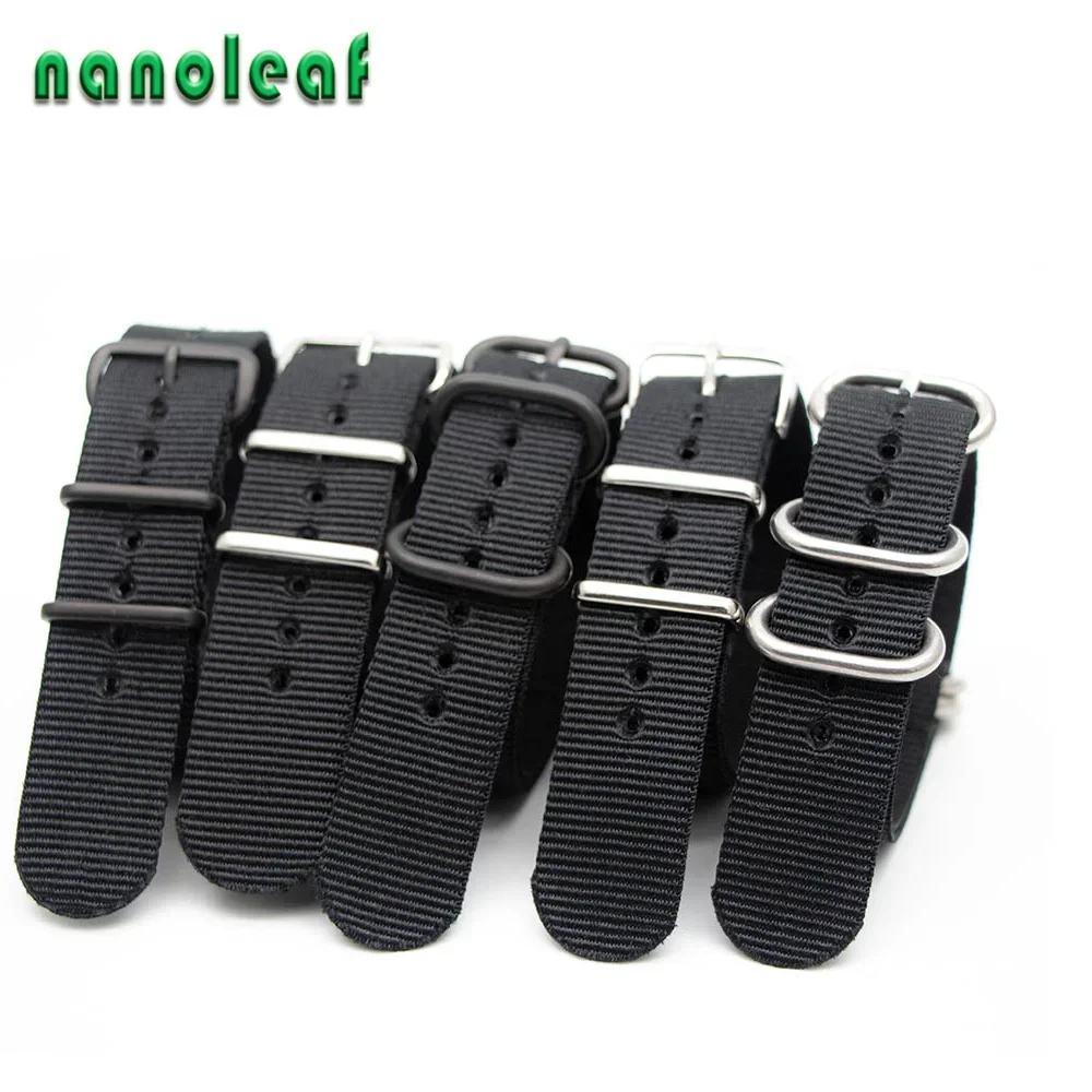 Schwarz Nylon Uhr Band Für Mec – Nylon Nato Strap Bewertung und Preis