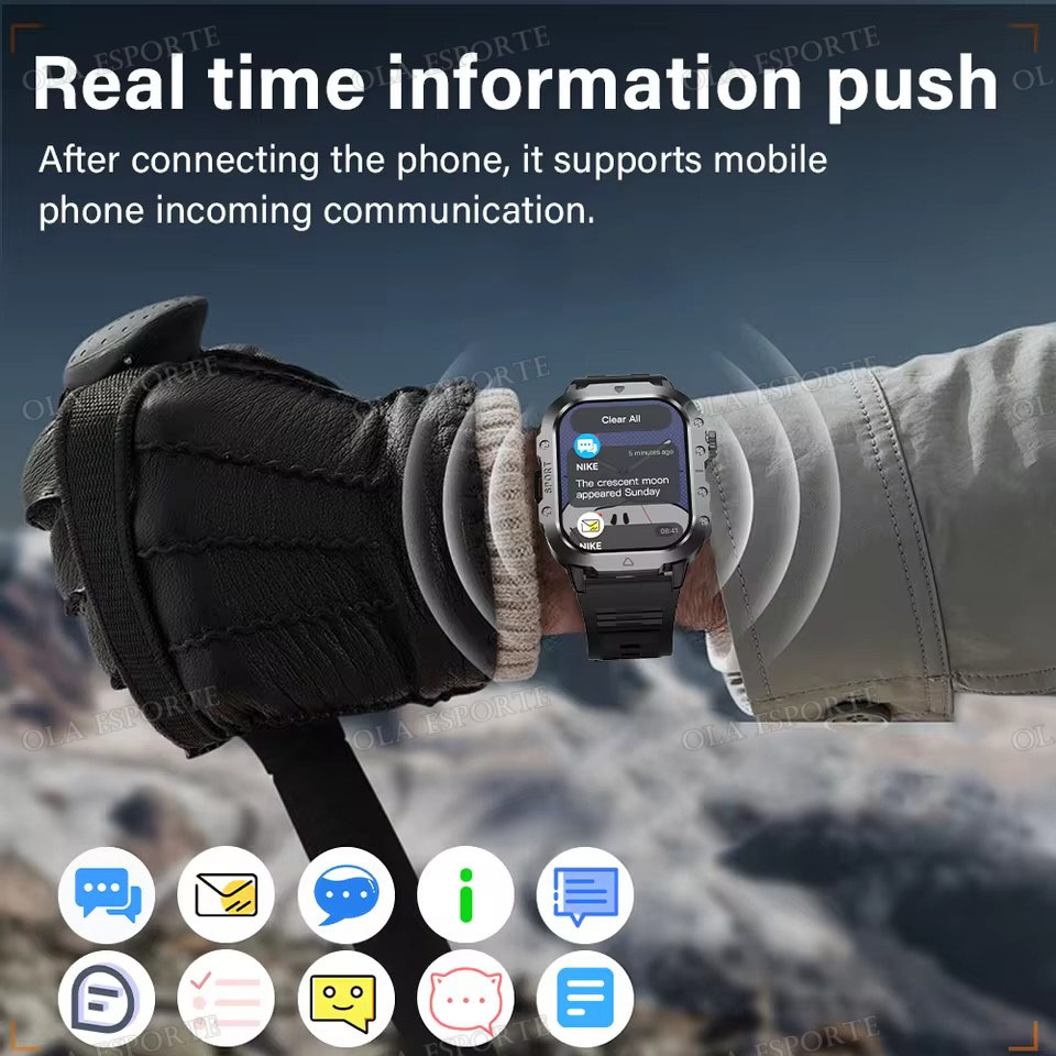 2026 Neue Militärische Smartwa – Smartwatch X12 Bewertung und Preis