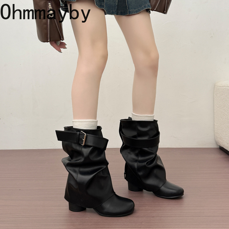 Neue Damen-Slouchy-Lederstiefe – Leather Classic Strap Bewertung und Preis