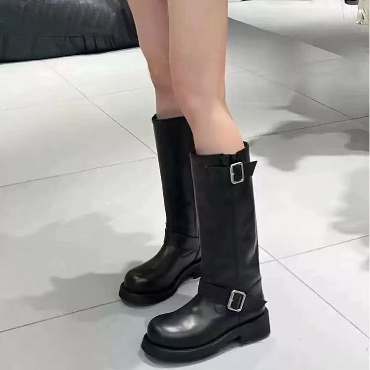 Damen-Stiefel mit Gürtelschnal – Leather Classic Strap Bewertung und Preis