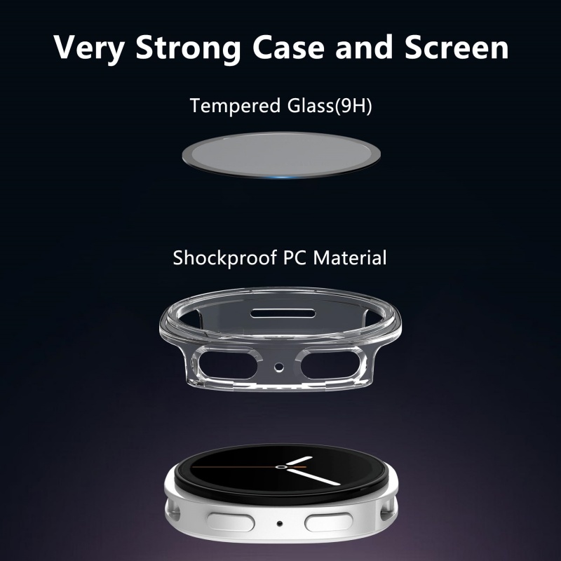 Gehärtetes Glas + Hülle für Sa – Samsung Smartwatch Accessories Bewertung und Preis