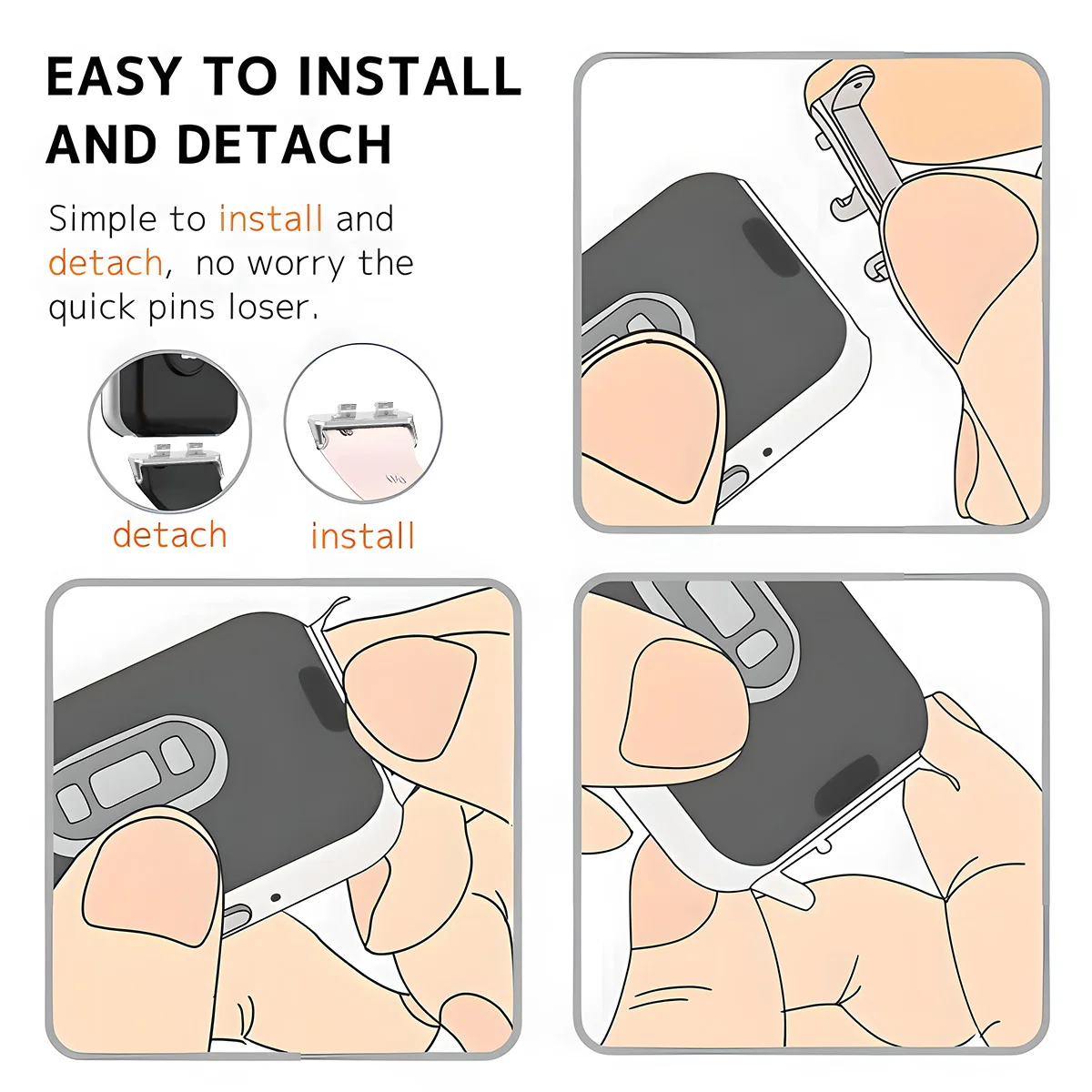 Edelstahl-Metallzubehör für Hu – Watch Band Connector Bewertung und Preis
